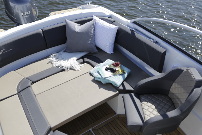 Sundeck cushions cockpit