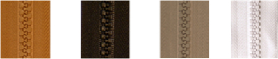 ykk zip colours
